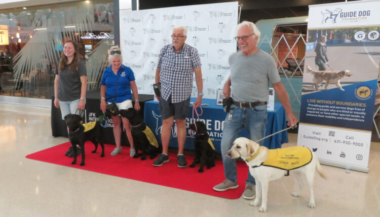 The Guide Dog Foundation at JFKIAT on Giving Bark Thursday