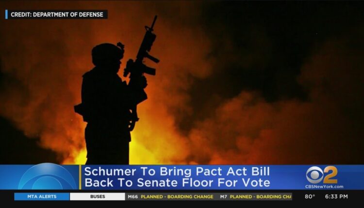 Schumer to set vote on bill that helps veterans impacted by toxic burn pits