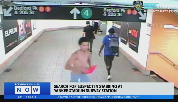 Search on for suspect in stabbing at Yankee Stadium subway station