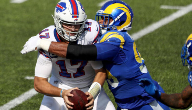 Los Angeles Rams Aaron Donald Calls Buffalo Bills Josh Allen 'Futuristic Big Ben'
