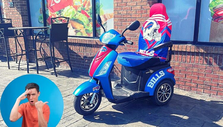Who Owns This Amazing Buffalo Bills Scooter?
