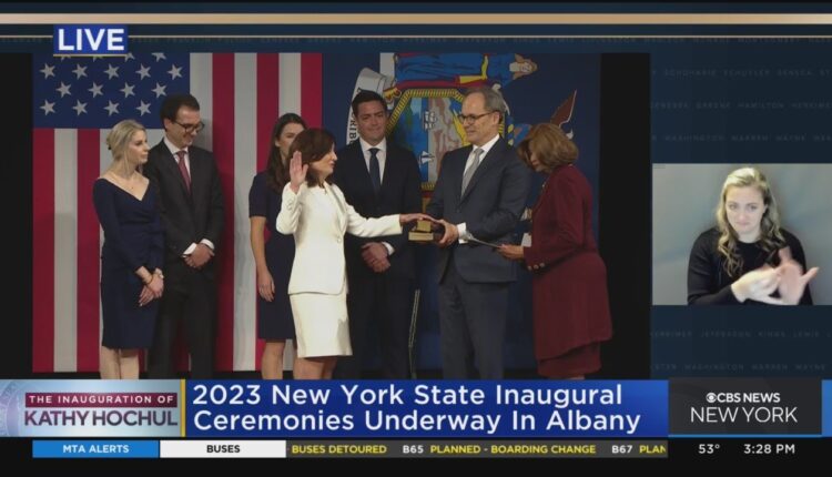 Gov. Kathy Hochul sworn in after winning full term