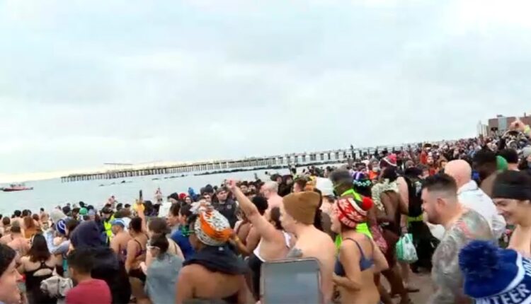 Coney Island Polar Bear Plunge today; raises money for non-profits