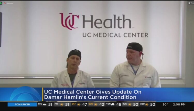 Doctors give update on Bills safety Damar Hamlin's condition