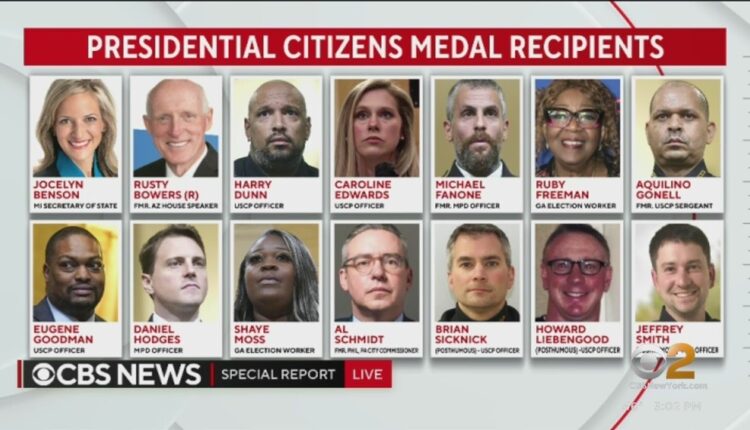President Biden honors heroes 2 years after Capitol riot