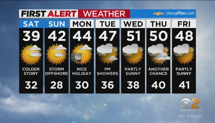 First Alert Forecast: CBS2 1/13 Nightly Weather at 11PM