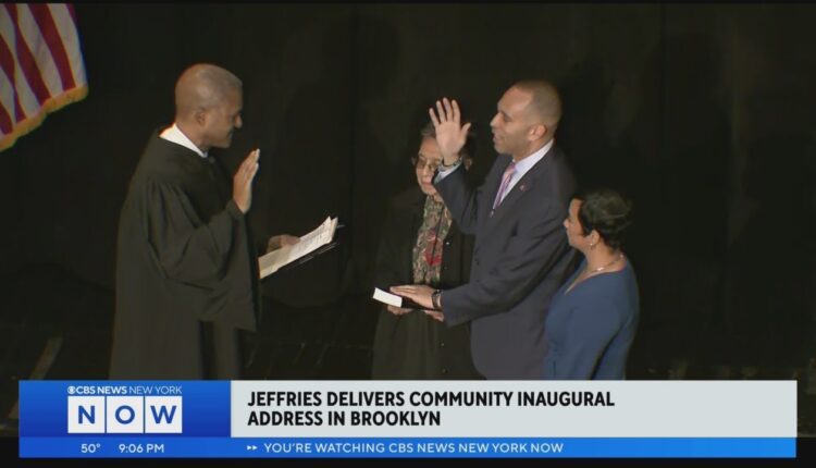 House Minority Leader Hakeem Jeffries delivers community inaugural address in Brooklyn