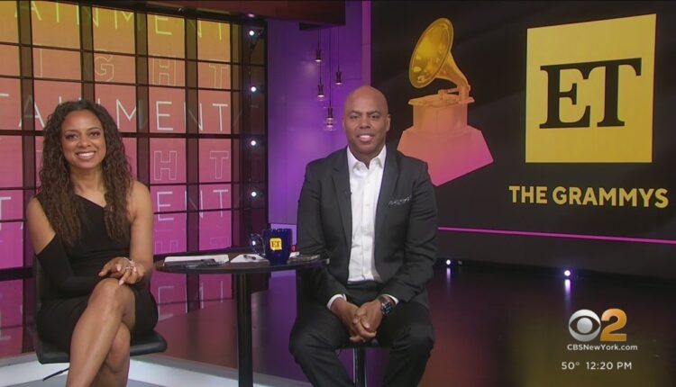 Talking GRAMMYs with Entertainment Tonight