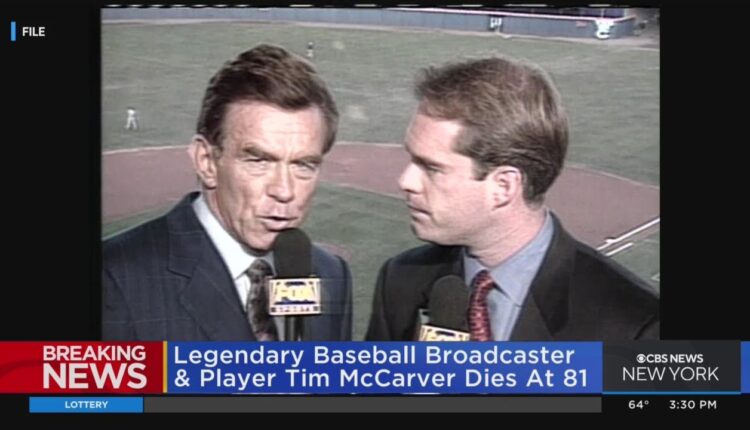 Former Mets broadcaster Tim McCarver dies at 81
