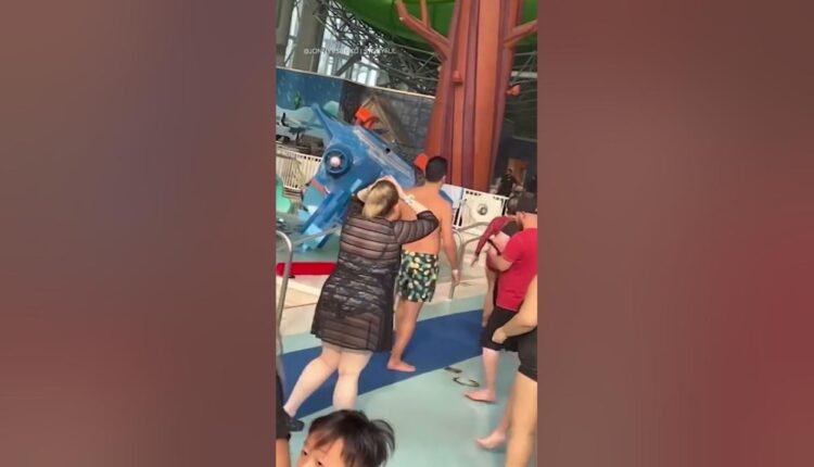 4 people injured in accident at American Dream Mall water park #shorts