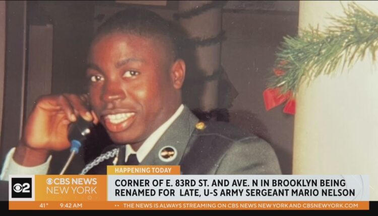 Brooklyn corner named for U.S. Army Sgt. Mario Nelson