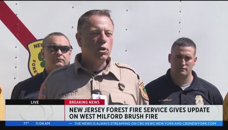 Officials give update on West Milford, N.J. brush fire