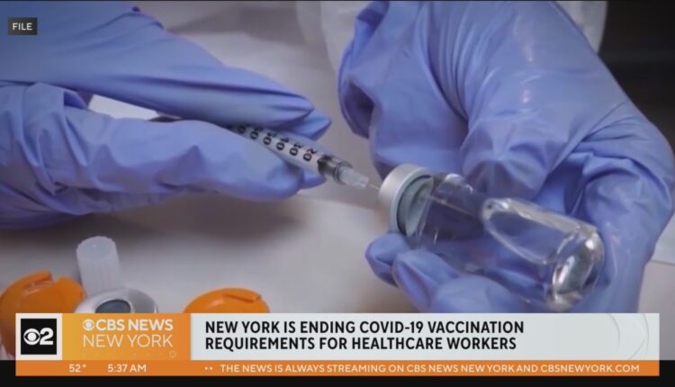 New York lifts COVID vaccine requirement for health care workers