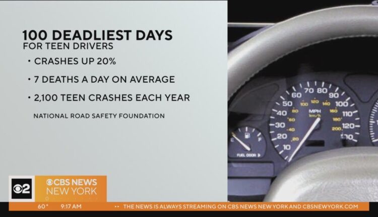 Summer marks dangerous stretch for teen drivers