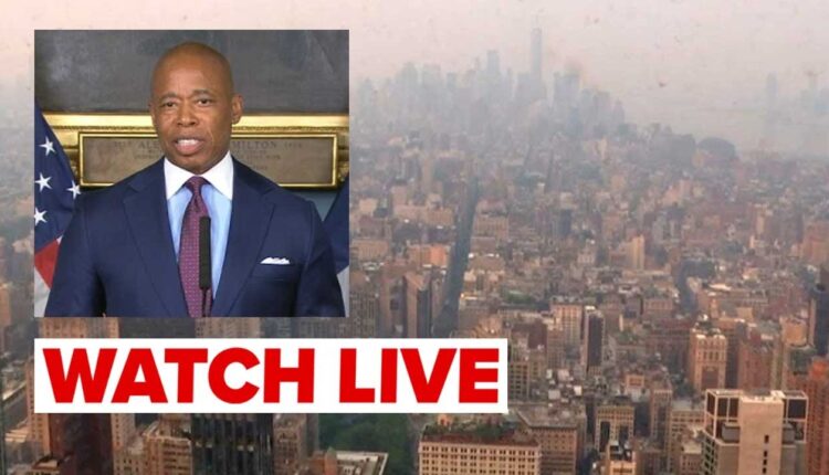 LIVE COVERAGE | Air Quality Alert briefing from New York City Mayor Eric Adams