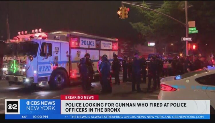 Police looking for gunman who allegedly fired at officers in the Bronx