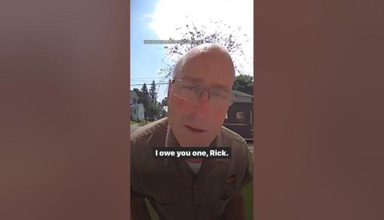 UPS driver thinks on his feet to conceal birthday present delivery