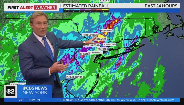 First Alert Weather: CBS New York 11 p.m. forecast