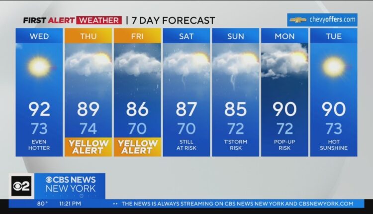 First Alert Weather: Sunny Wednesday, but Yellow Alert coming later in week