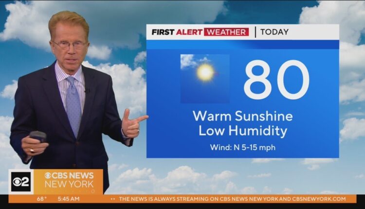 First Alert Weather: Sunny, warm, low humidity