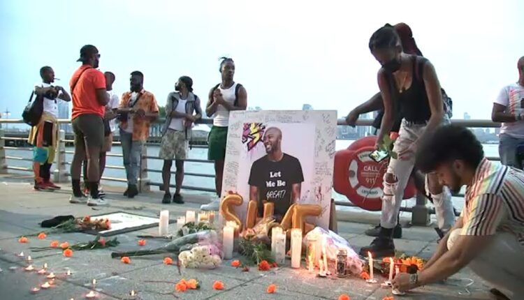 Vigil turns into solidarity march for dancer O'Shae Sibley
