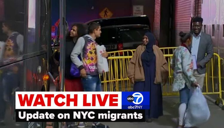 LIVE | Update on New York City migrants crisis from NYC officials
