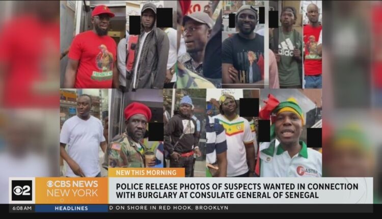 11 suspects wanted for burglary at Consulate General of Senegal