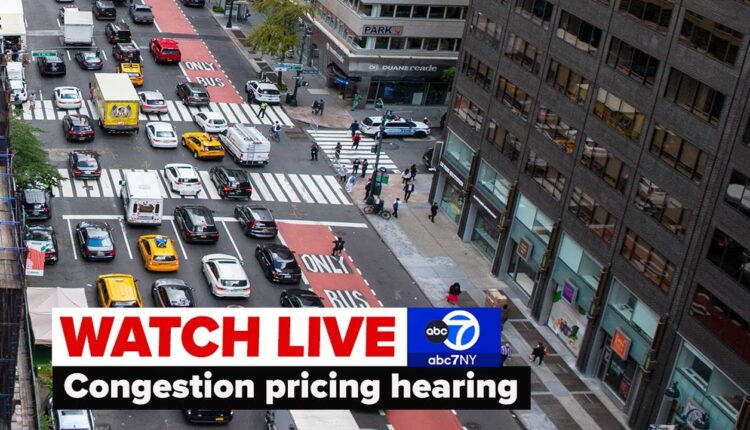LIVE | New York City Council congestion pricing hearing