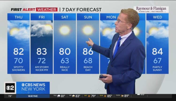 First Alert Weather: CBS New York's Thursday afternoon update - 8/17/23
