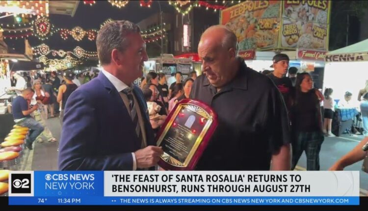 The Feast of Santa Rosalia returns to Bensonhurst