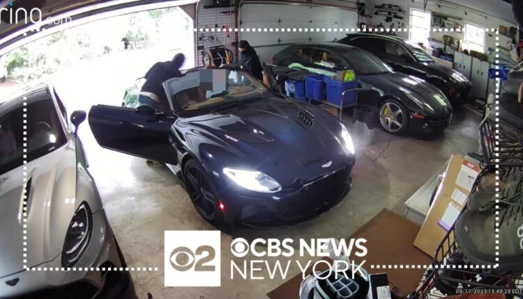 Video shows thieves stealing Aston Martin from garage in Westport