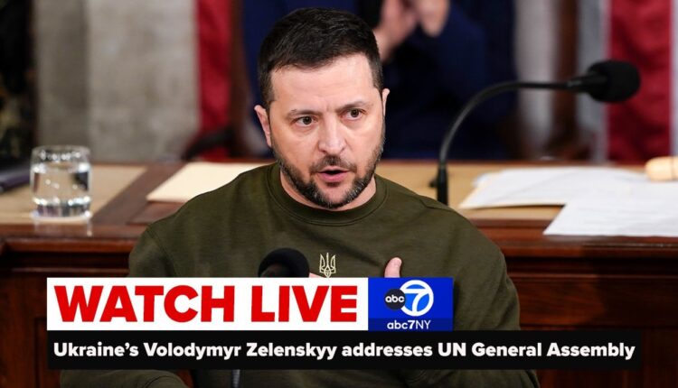 LIVE | Ukrainian President Volodymyr Zelenskyy addresses UN General Assembly