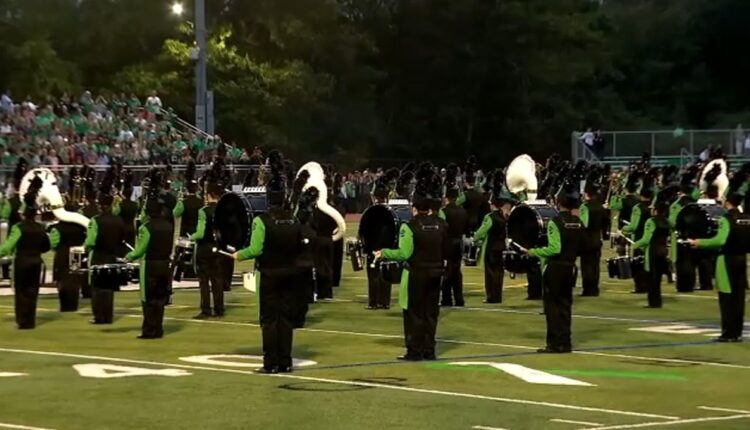 Farmingdale High School marching performs 1st time since crash