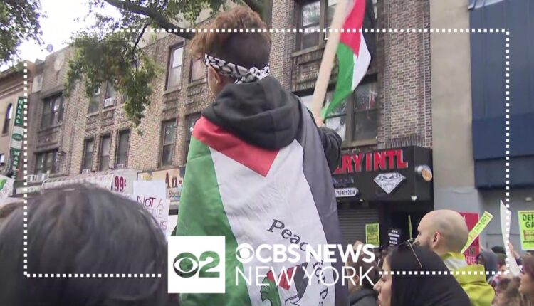 NYPD officers clash with protesters in Bay Ridge, Brooklyn