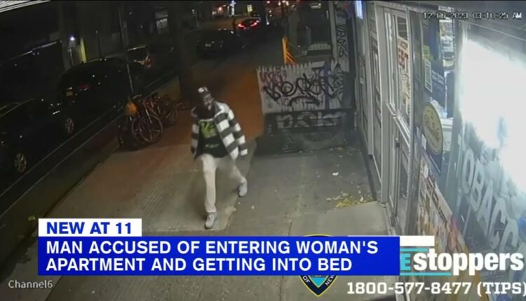 Police: Intruder breaks into woman's NYC apartment, tries to climb in bed with her