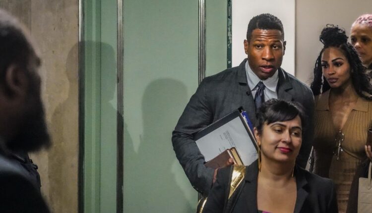 Photos, 911 call released in assault trial of Jonathan Majors