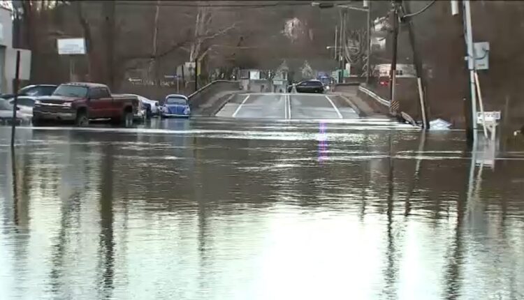 Fire burns down house in flood zone, parts of NJ brace for more flooding