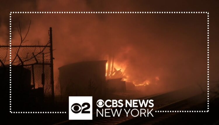 Tanker truck crash sparks massive fire impacting commute in New Jersey