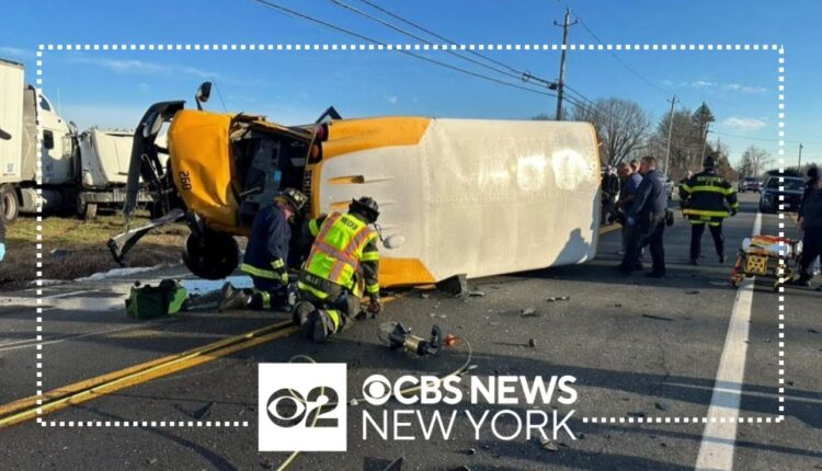 School bus collides with tractor-trailer in Wallkill, New York