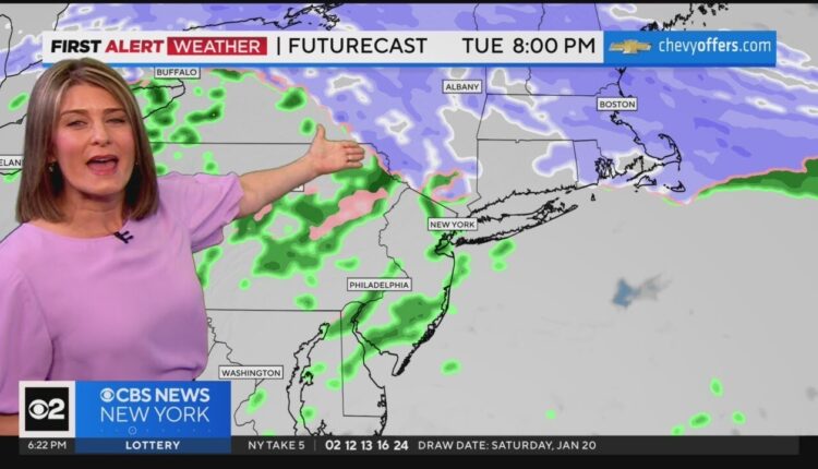 First Alert Weather: Some frozen precipitation possible Tuesday