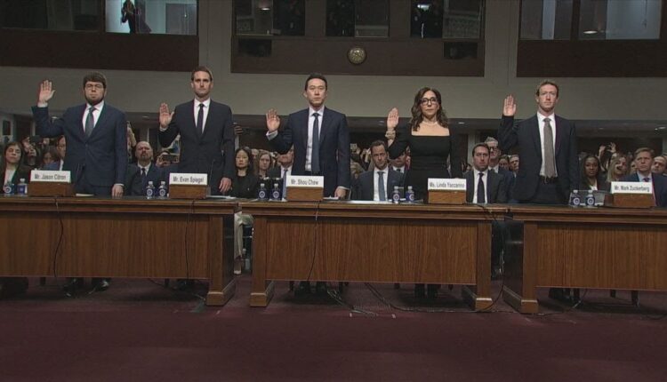Social media CEOs testifying before Senate Committee on keeping children safe online