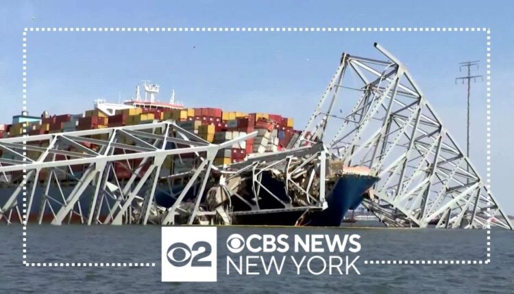 Crews start clearing wreckage of collapsed Francis Scott Key Bridge