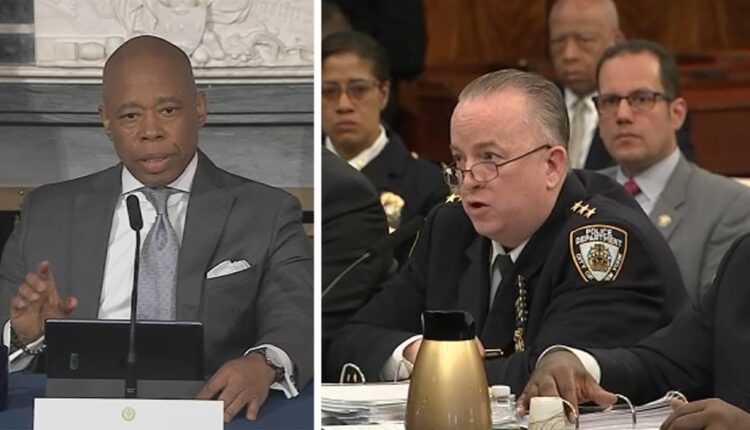 Mayor Adams defends NYPD officials who blasted critics on social media