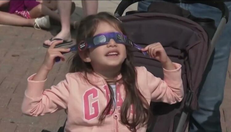 Solar eclipse excitement